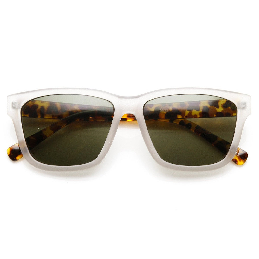 European Dapper Square Aviator Sunglasses