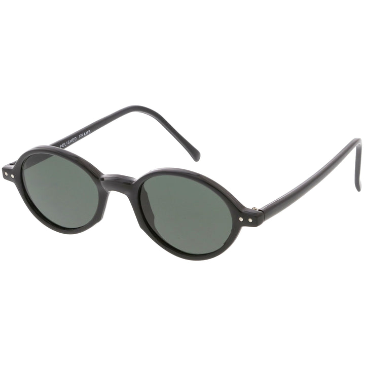 European True Vintage Round Oval Dapper Sunglasses
