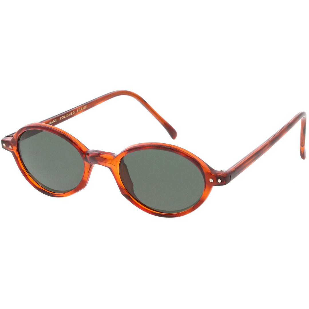 European True Vintage Round Oval Dapper Sunglasses