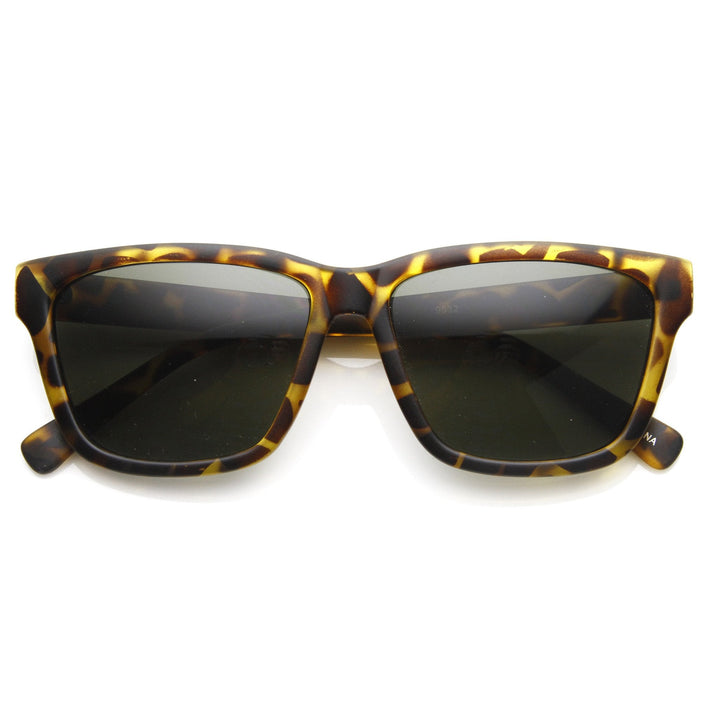 European Dapper Square Aviator Sunglasses