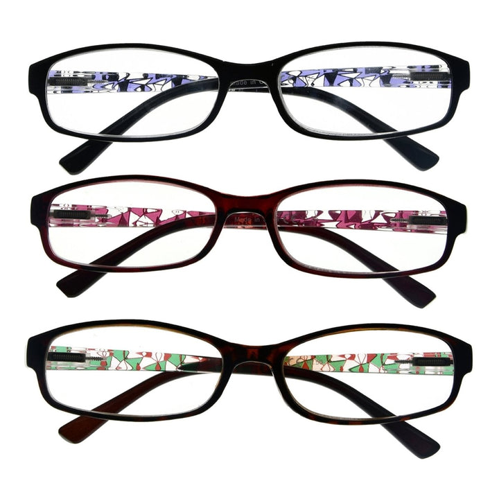 3 Pack Small Lens Reading Glasses