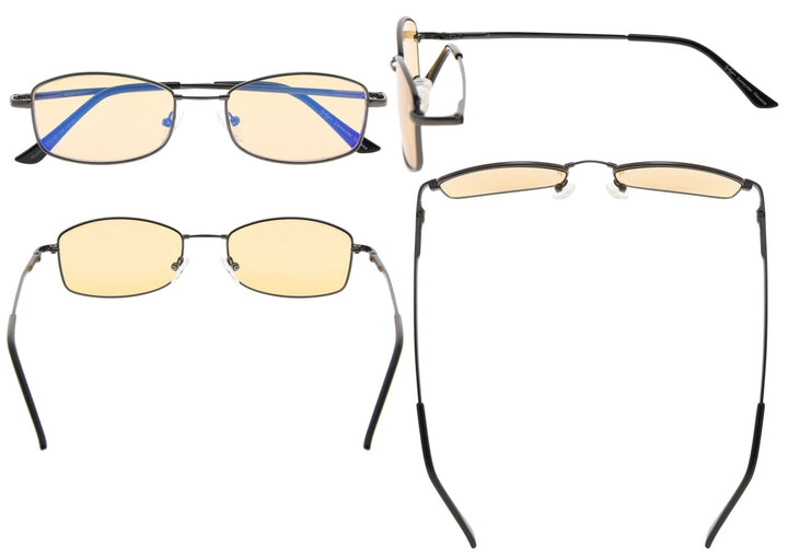 4 Pack Bendable Blue Light Filter Reading Glasses UVR1712