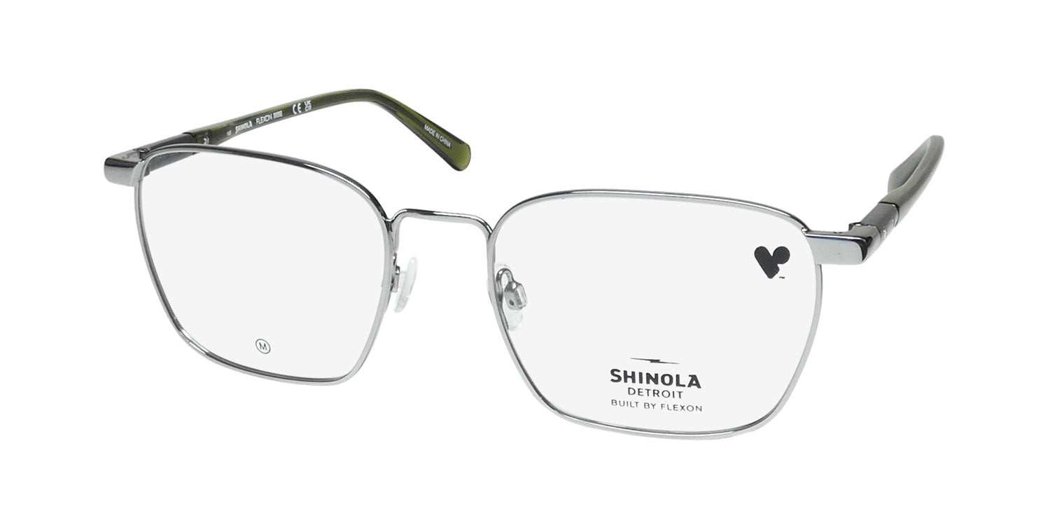 Shinola Flexon Temple Eyeglasses SH37000 – Crystal Carbon 55mm