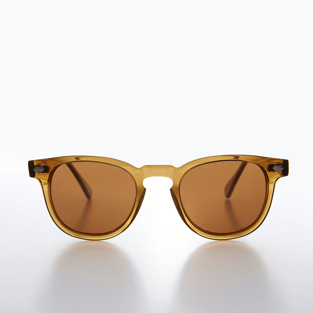 Amber Polarized Square Sunglasses - Benson