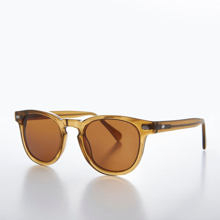 Amber Polarized Square Sunglasses - Benson