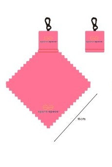 Two (2) Stow-A-Way Premium Microfiber Pocket Cloth with Clip