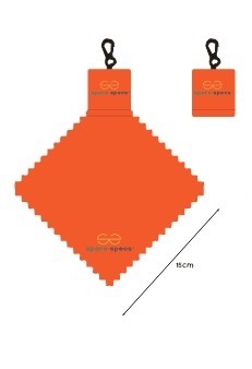 Two (2) Stow-A-Way Premium Microfiber Pocket Cloth with Clip