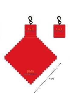 Two (2) Stow-A-Way Premium Microfiber Pocket Cloth with Clip