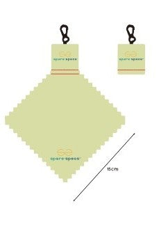 Two (2) Stow-A-Way Premium Microfiber Pocket Cloth with Clip