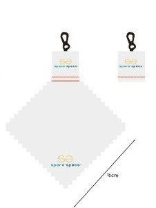Two (2) Stow-A-Way Premium Microfiber Pocket Cloth with Clip