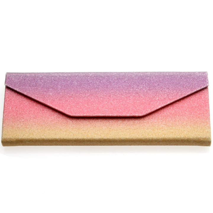 Glitter Rainbow Foldable Eyeglass Case