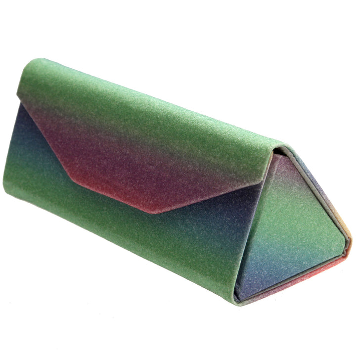 Glitter Rainbow Foldable Eyeglass Case