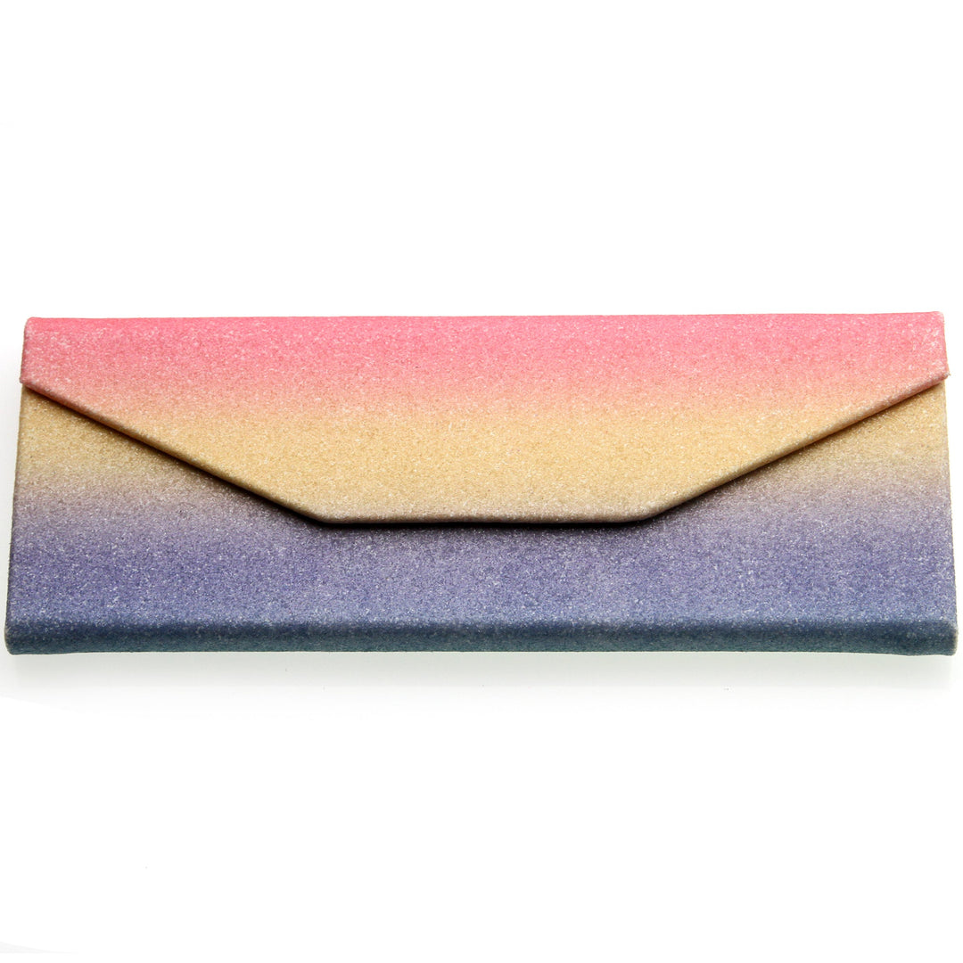 Glitter Rainbow Foldable Eyeglass Case