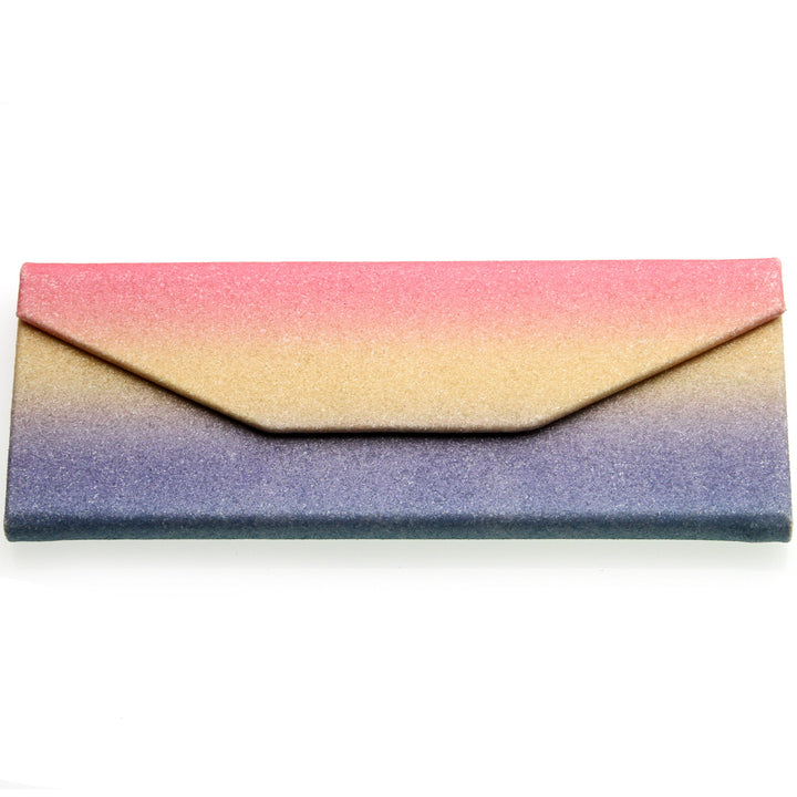 Glitter Rainbow Foldable Eyeglass Case