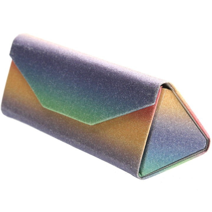Glitter Rainbow Foldable Eyeglass Case