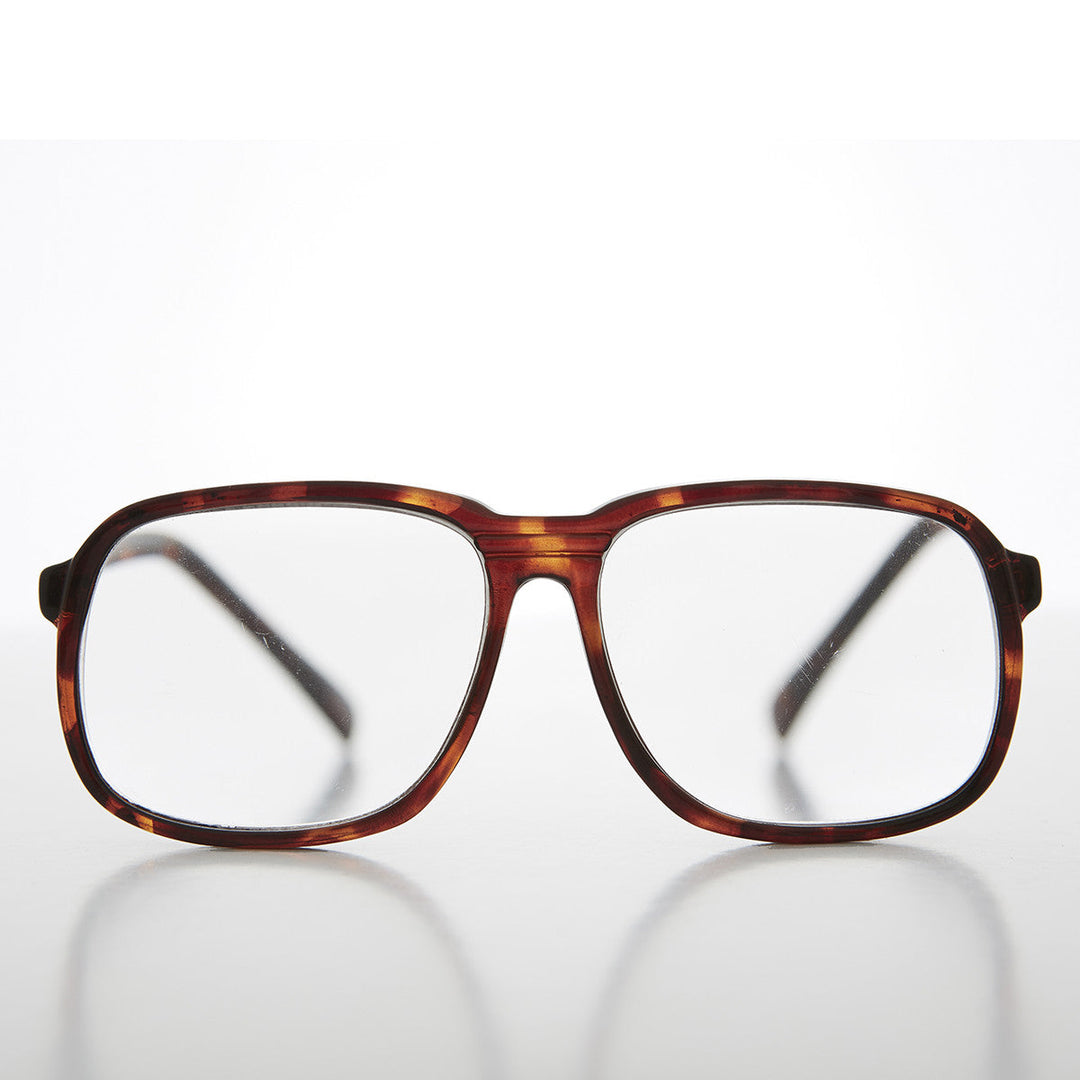 80s Big Square Optical Quality Reading Glasses - Harold