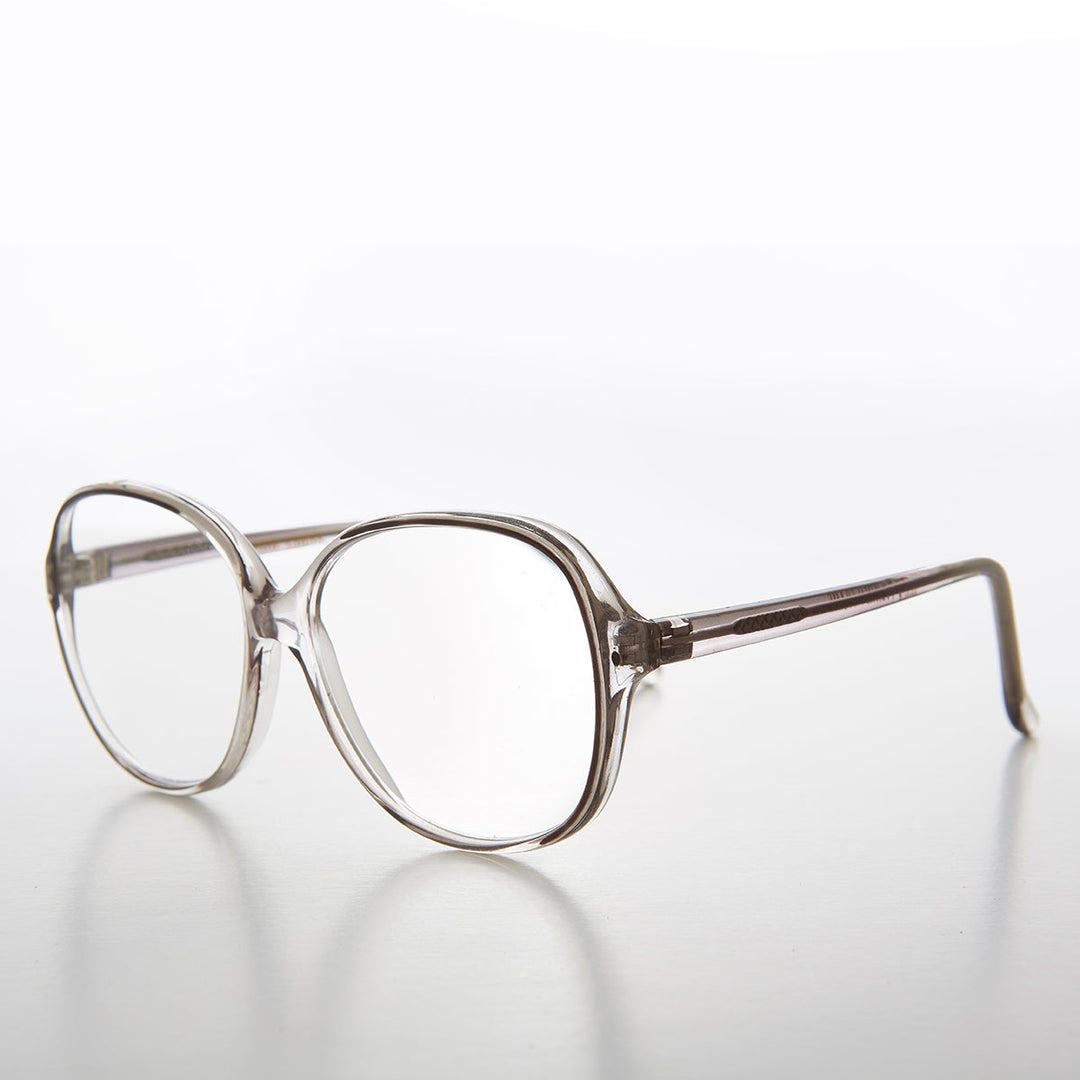 Gafas de lectura retro transparentes con acento de color - Jess
