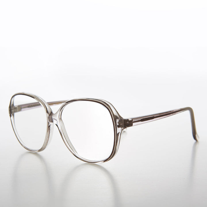 Gafas de lectura retro transparentes con acento de color - Jess