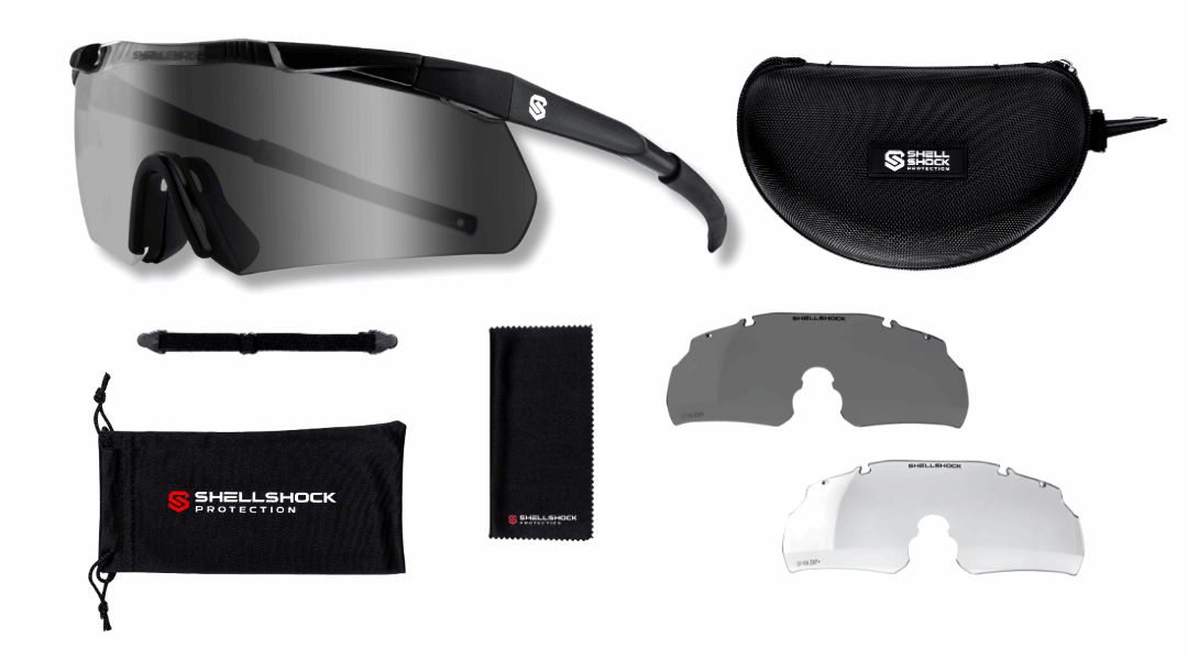 SWITCH™ Z87+ Ballistic Glasses - Changeable Lenses