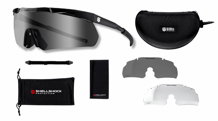 SWITCH™ Z87+ Ballistic Glasses - Changeable Lenses
