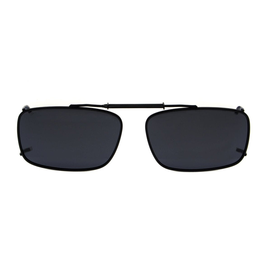 Gafas de sol con clip y lentes polarizadas con montura metálica C61 (54 mm x 34 mm)