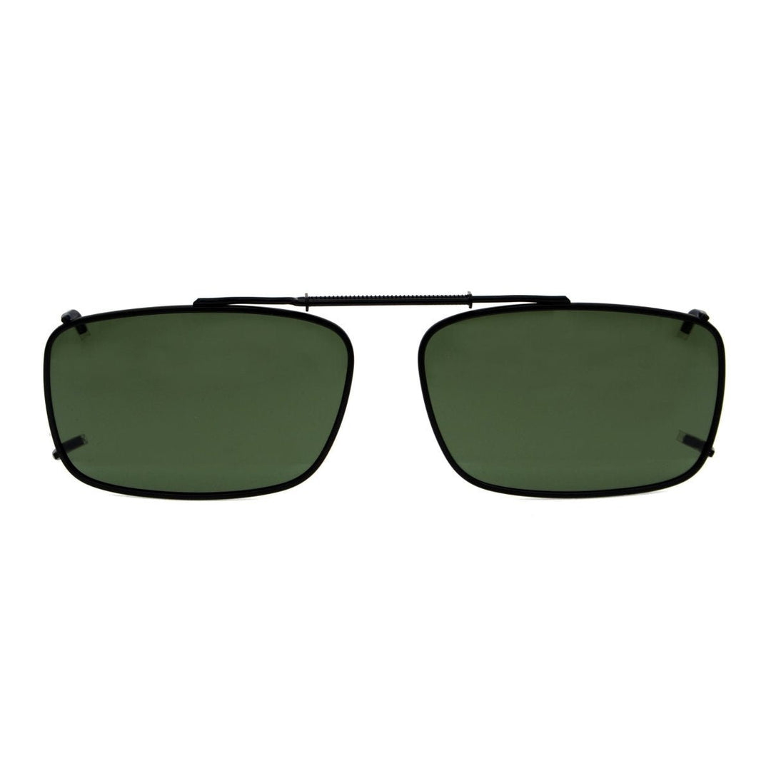 Gafas de sol con clip y lentes polarizadas con montura metálica C61 (54 mm x 34 mm)