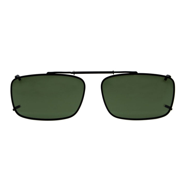 Gafas de sol con clip y lentes polarizadas con montura metálica C61 (54 mm x 34 mm)