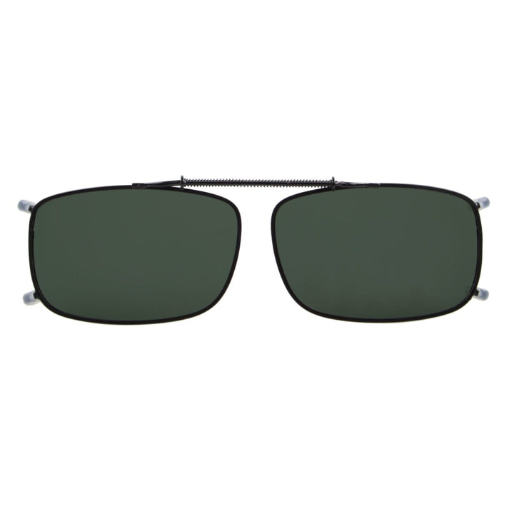 Metal Frame Polarized Lens Clip on Sunglasses C63 (54MMx34MM)