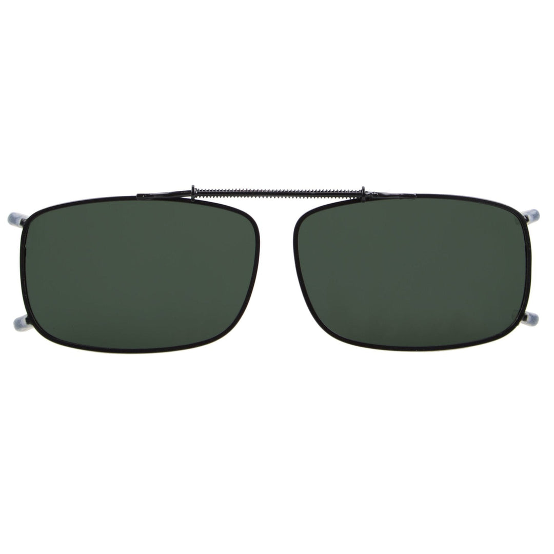 Metal Frame Polarized Lens Clip on Sunglasses C63 (54MMx34MM)