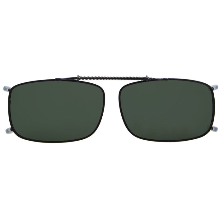 Metal Frame Polarized Lens Clip on Sunglasses C63 (54MMx34MM)