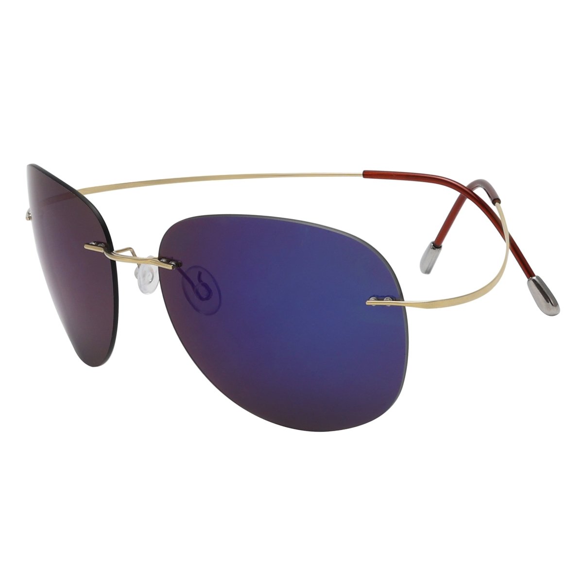 Titanium Frame Rimless Polarized Sunglasses Stylish Rimless Titanium Frame Polarized Sunglasses Women  main image 2