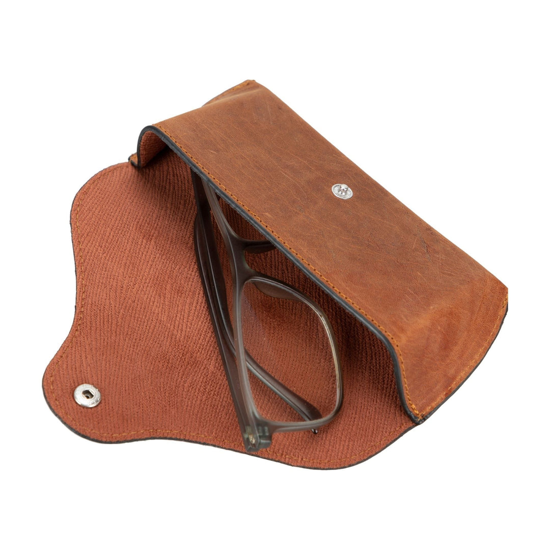 Rochester Full-Grain Leather Eyeglass Case
