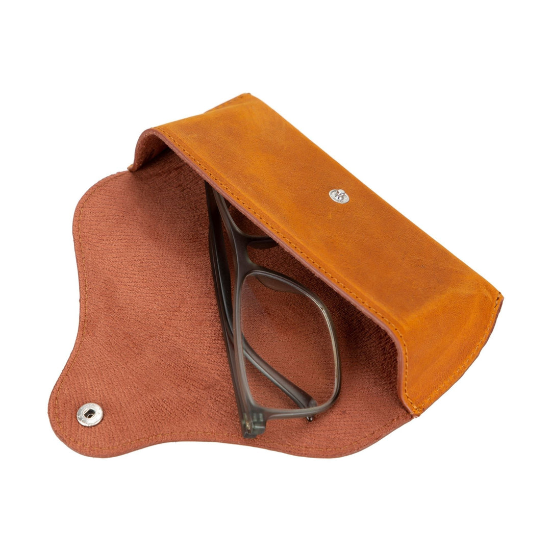 Rochester Full-Grain Leather Eyeglass Case