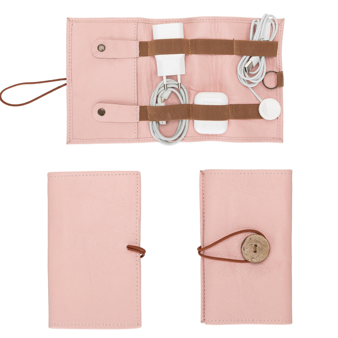Salida Travel Pouch and Premium Leather Cable Organizer