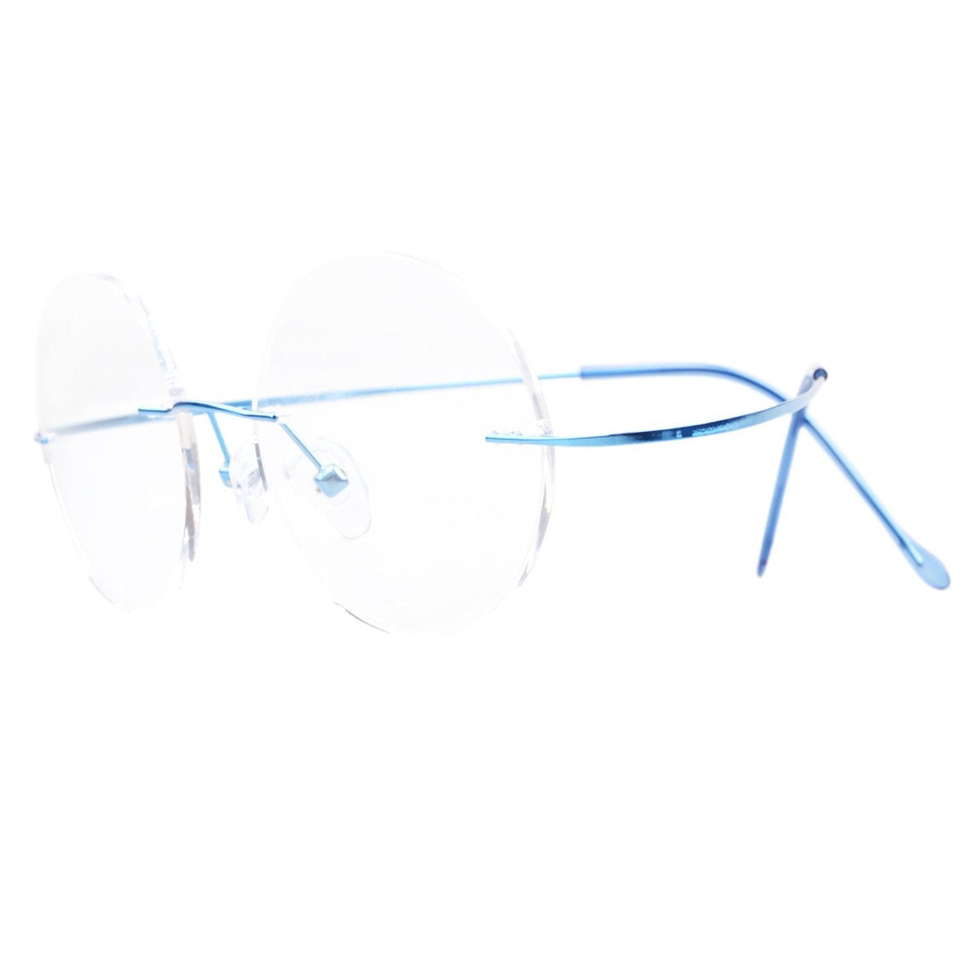 Titanium Rimless Frame Eyeglasses