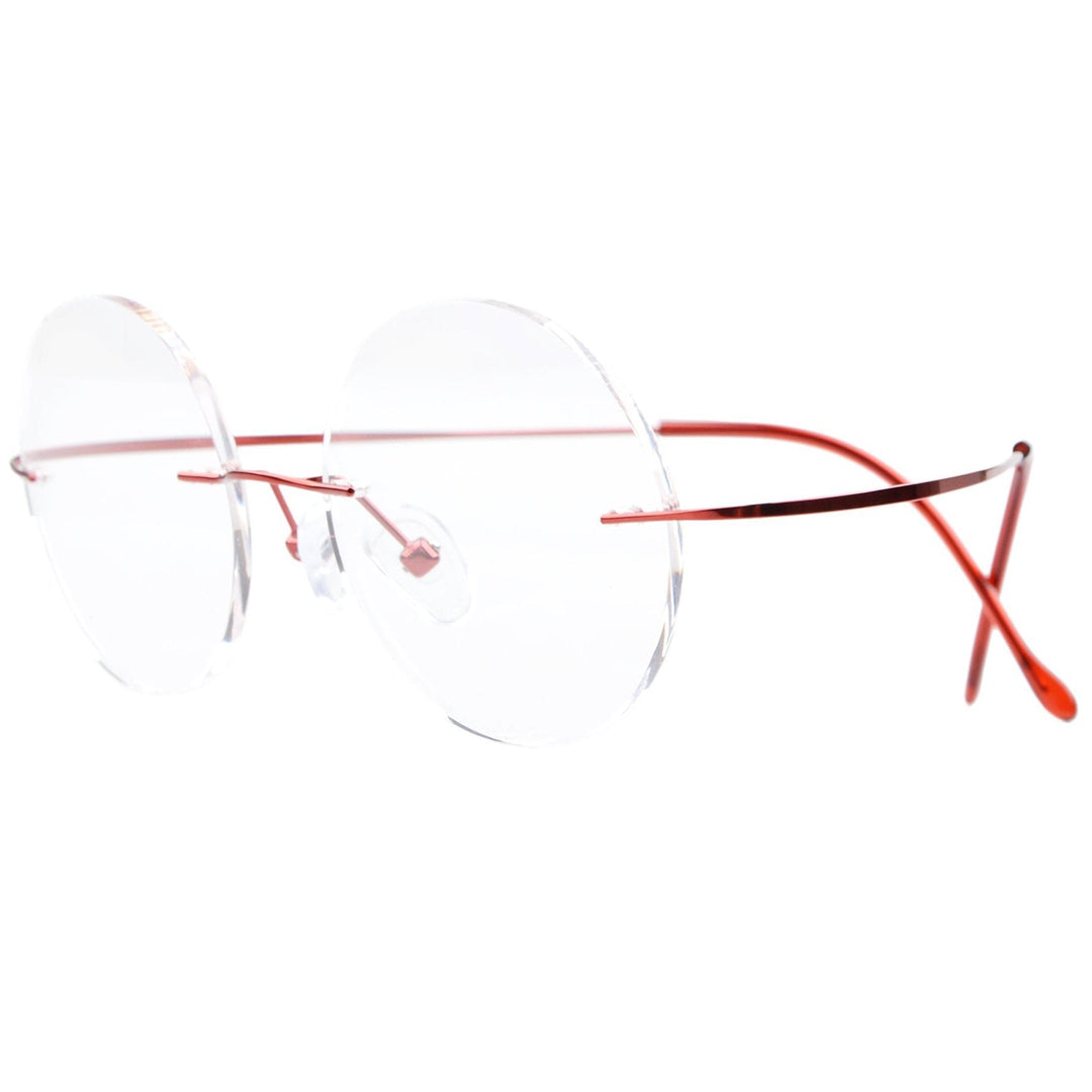 Titanium Rimless Frame Eyeglasses