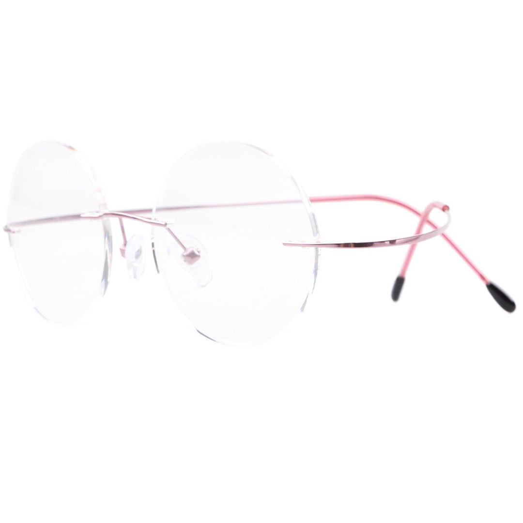 Titanium Rimless Frame Eyeglasses