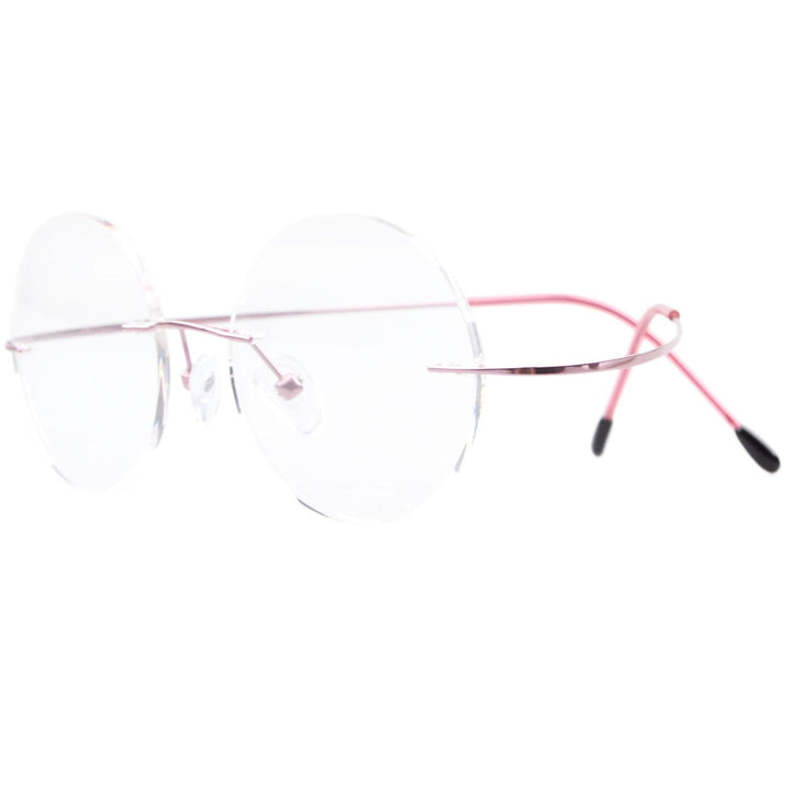 Titanium Rimless Frame Eyeglasses