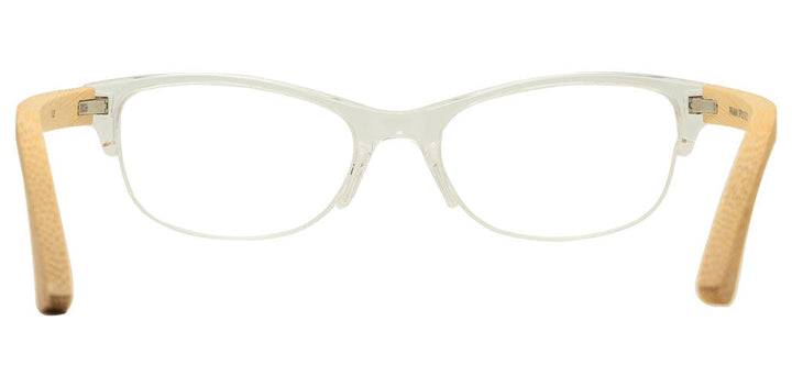 Jessie Clear Cat Eye Bamboo Readers