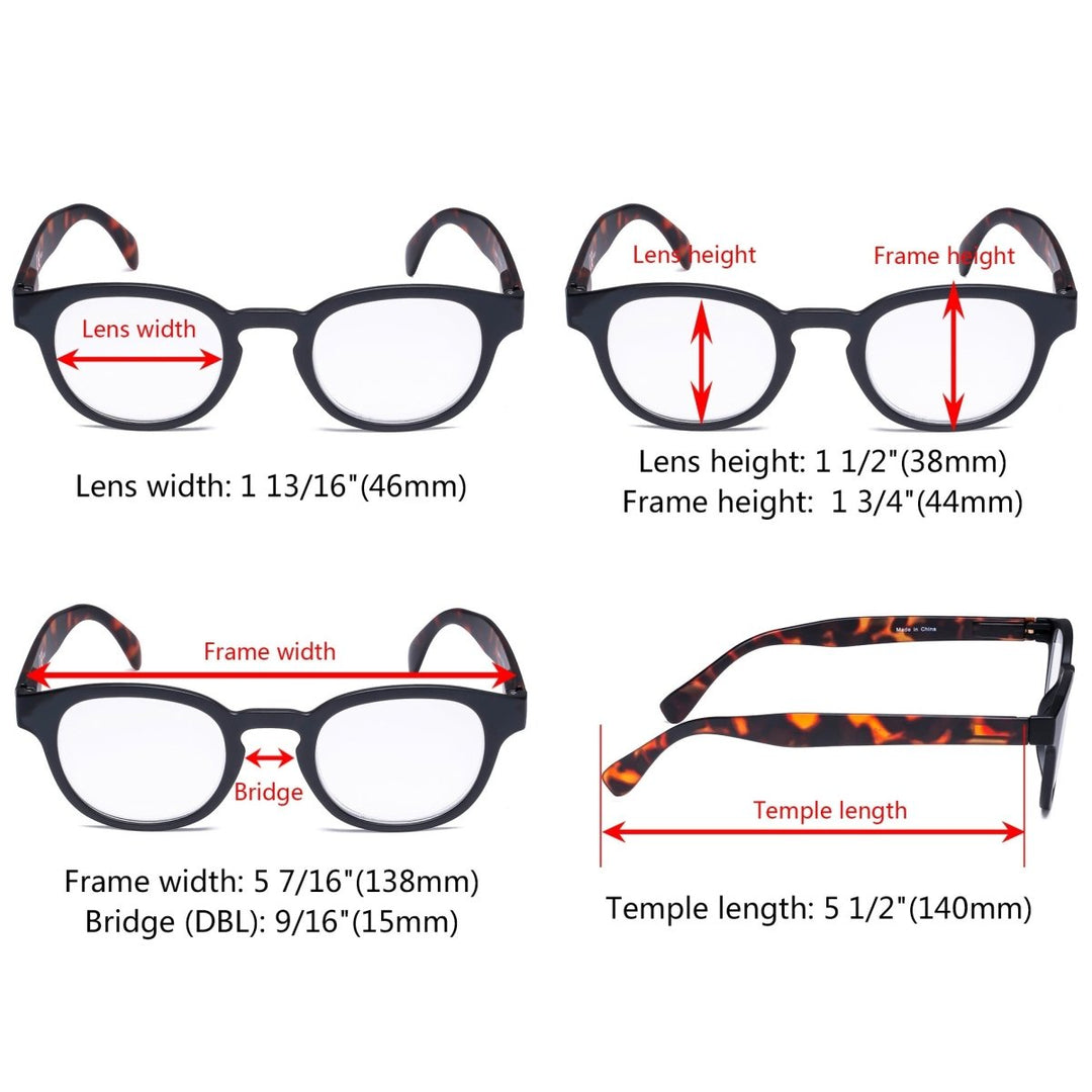 10 Pack Pattern Design Reading Glasses Vintage Readers R124F