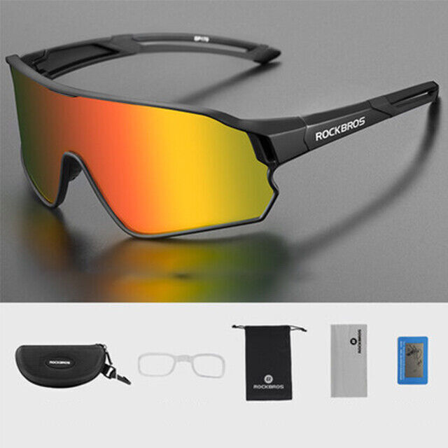 ROCKBROS Polarized Full Lens Sunglasses Cycling Bicycle Glasses Outdoor Sports Eyewear UV400