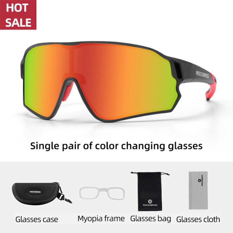 ROCKBROS Polarized Full Lens Sunglasses Cycling Bicycle Glasses Outdoor Sports Eyewear UV400
