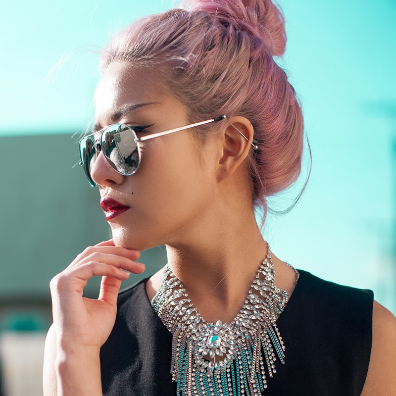 Premium Military Mirrored Lens Metal Aviator Sunglasses 1375 58mm