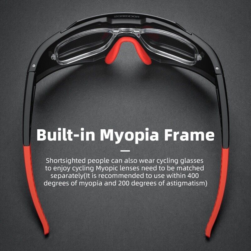 ROCKBROS Photochromic Goggle Cycling Sunglasses Sport Road Mountain Bike Glasses