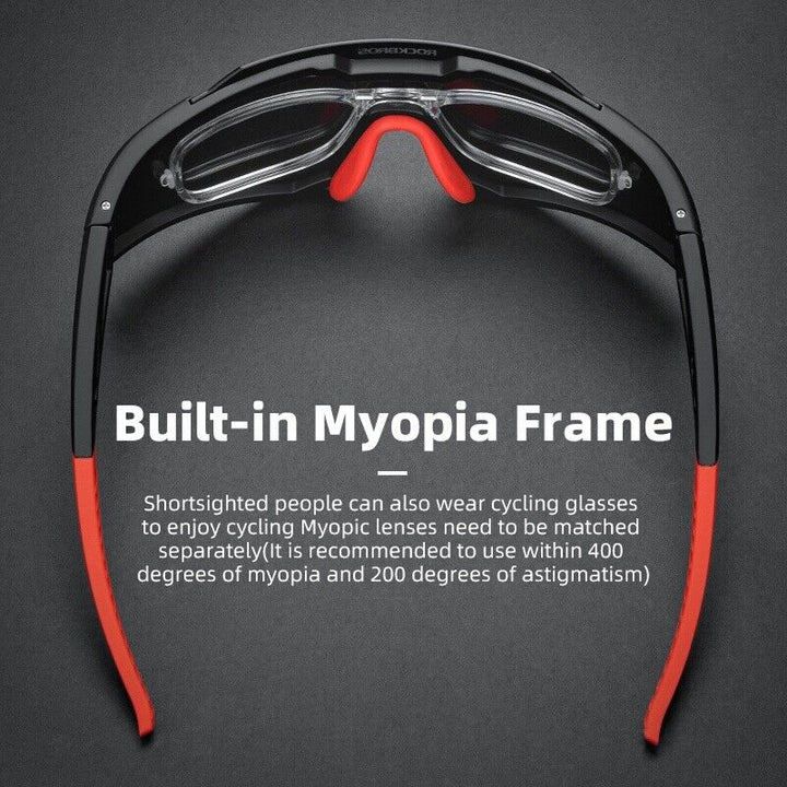 ROCKBROS Photochromic Goggle Cycling Sunglasses Sport Road Mountain Bike Glasses