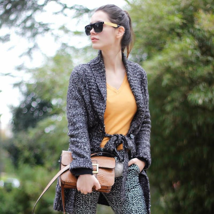 Hipster Super Flat Top Retro Horned Rim Sunglasses 8775