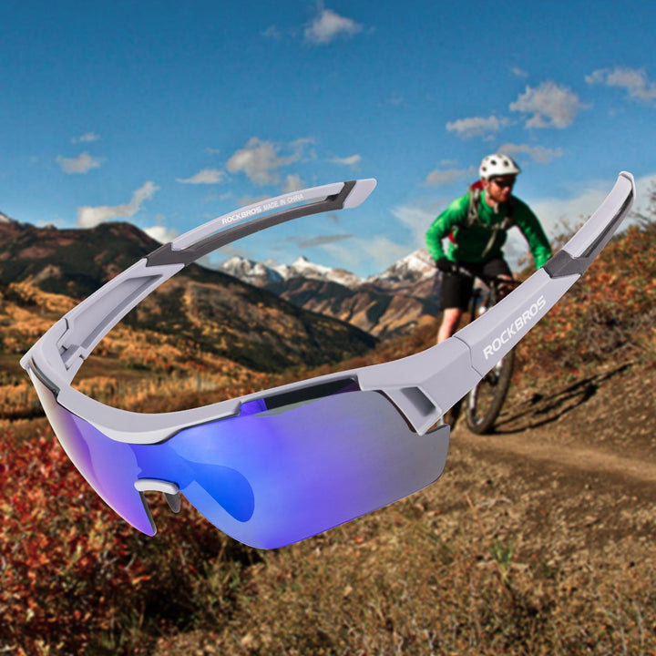 ROCKBROS Polarized Sunglasses for Men Cycling Sunglasses UV Protection