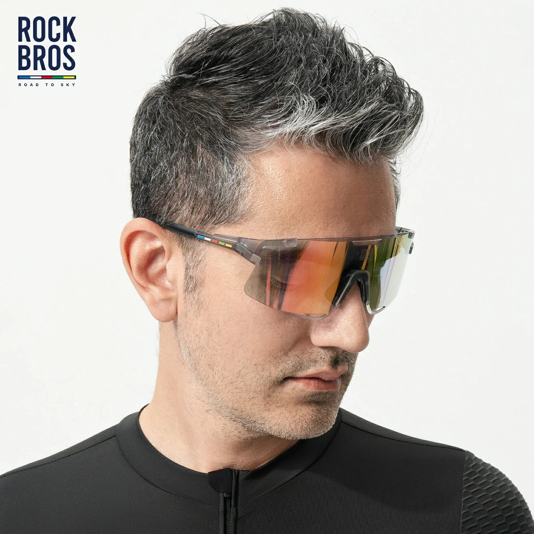 ROCKBROS ROAD TO SKY BOUNDLESS Photochromic Cycling Sports Sunglasses