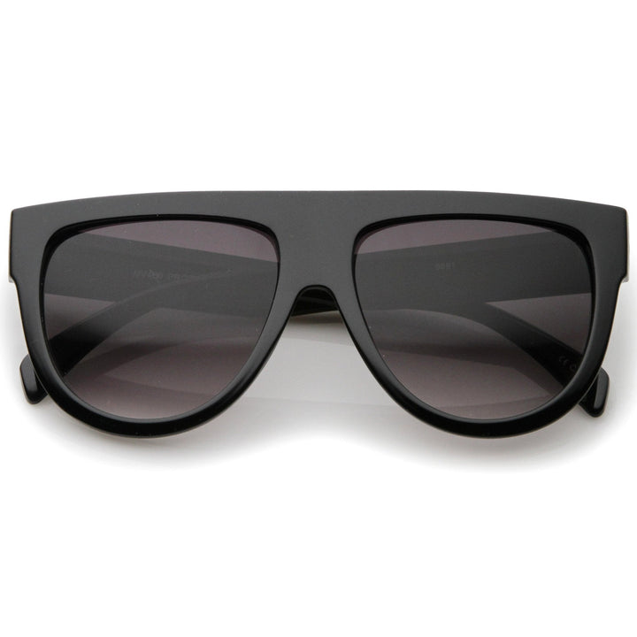 Large Oversized Flat Top Teardrop Frame Aviator Sunglasses 9142