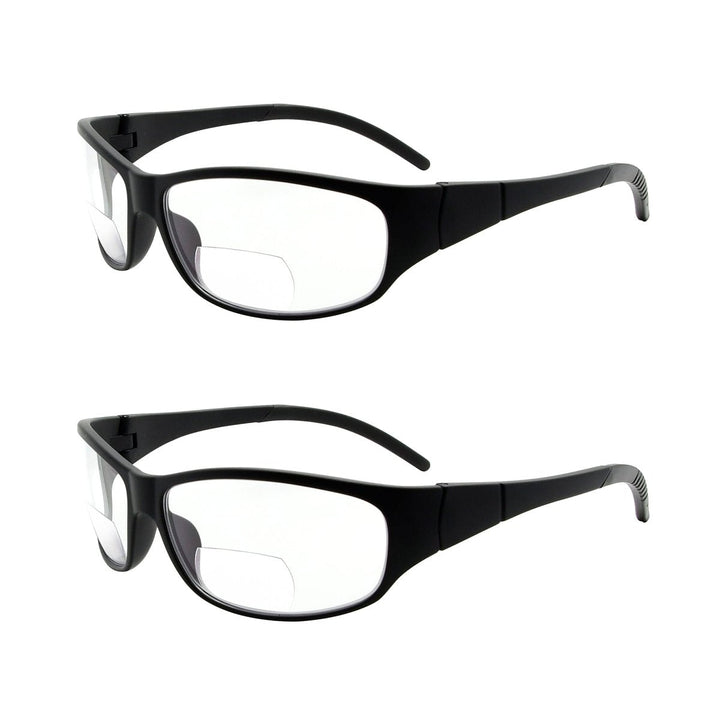 3 Pack Safety Sport Bifocal Reading Glasses